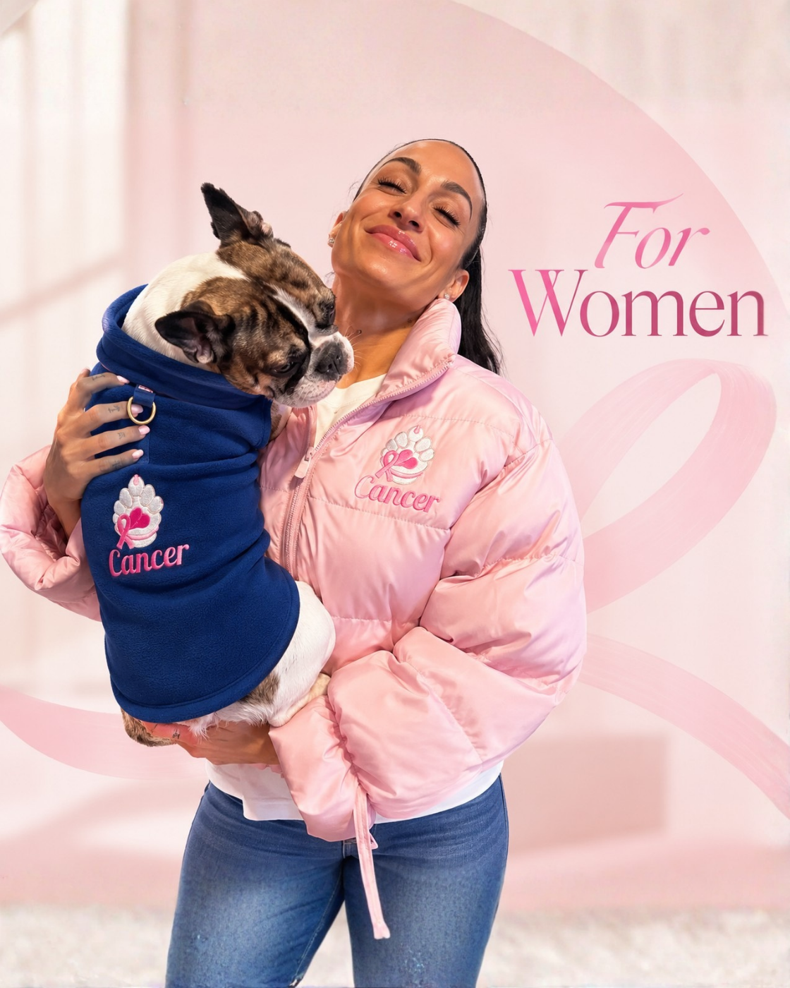 cancer puffer jacket for women